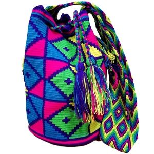 NWT HANDMADE WAYUU HANDBAG BOHEMIAN TOTE CROSSBODY